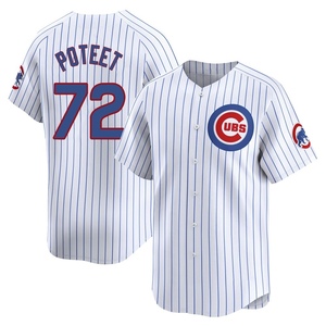 Men's Chicago Cubs Cody Poteet Limited White Home Jersey