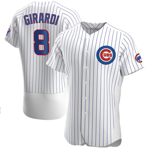 Men's Chicago Cubs Joe Girardi Authentic White Home Jersey