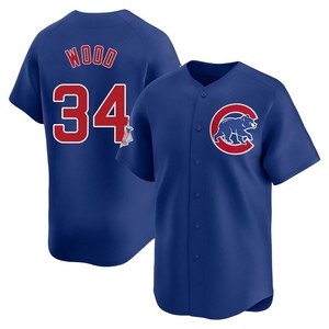 Men's Chicago Cubs Kerry Wood Limited Royal Alternate Jersey