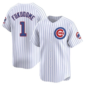 Men's Chicago Cubs Kosuke Fukudome Limited White Home Jersey