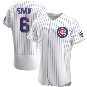 Men's Chicago Cubs Matt Shaw Authentic White Home Jersey