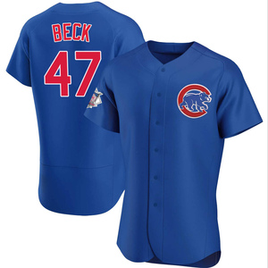 Men's Chicago Cubs Rod Beck Authentic Royal Alternate Jersey