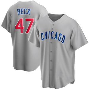 Men's Chicago Cubs Rod Beck Replica Gray Road Jersey