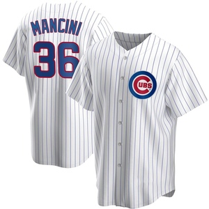 Men's Chicago Cubs Trey Mancini Replica White Home Jersey