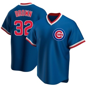 Youth Chicago Cubs Ben Brown Replica Brown Royal Road Cooperstown Collection Jersey