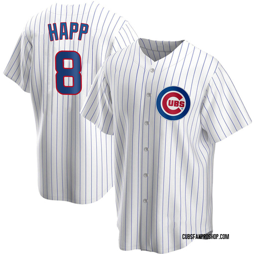 Youth Chicago Cubs Ian Happ Replica White Home Jersey