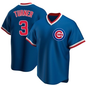 Youth Chicago Cubs Justin Turner Replica Royal Road Cooperstown Collection Jersey