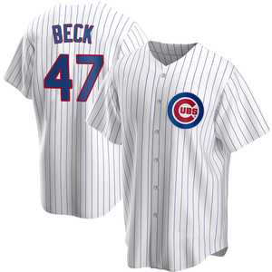 Youth Chicago Cubs Rod Beck Replica White Home Jersey